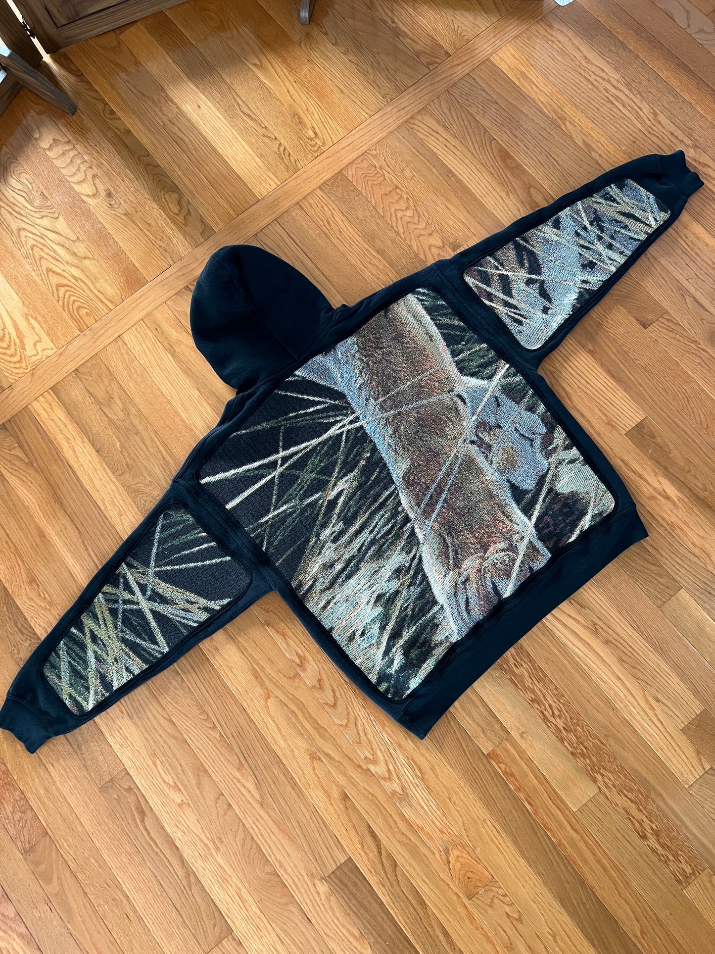 1 of 1 Reworked Tiger’s Gaze Blanket Hoodie Size XL