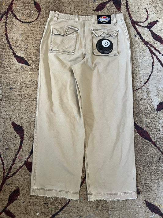 Embroidered Khaki Pants Size 32x30